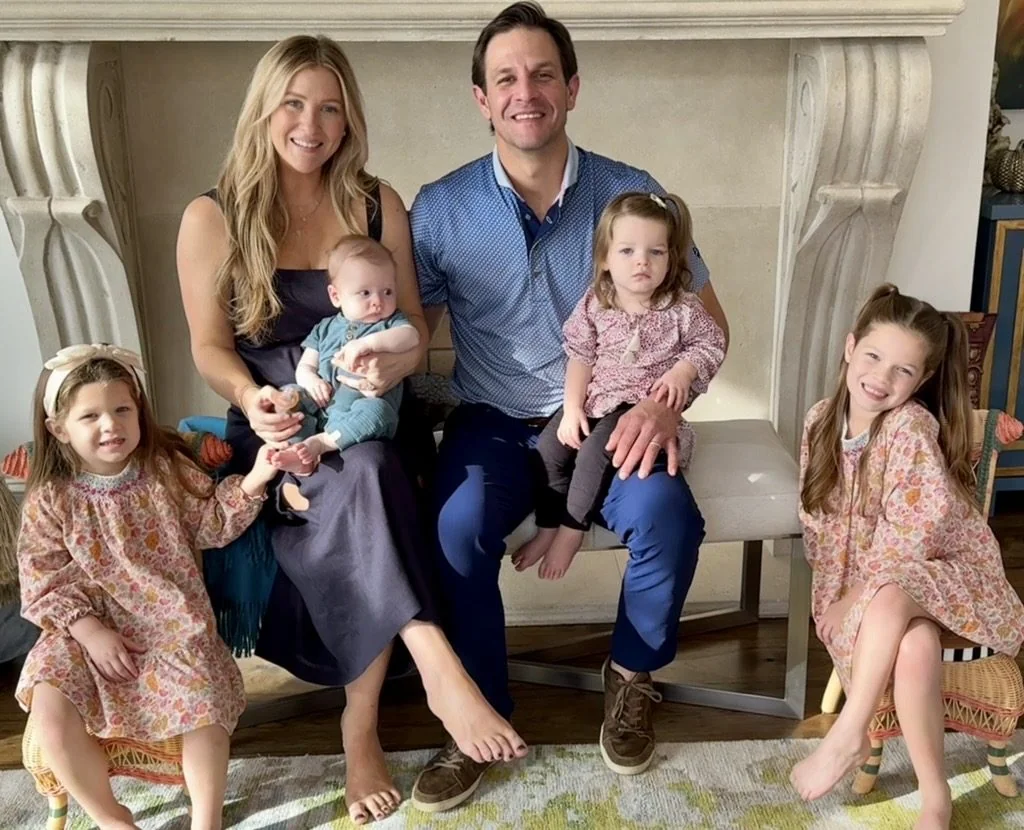 Chris and Rachel Lazzara with their four children, including Isa